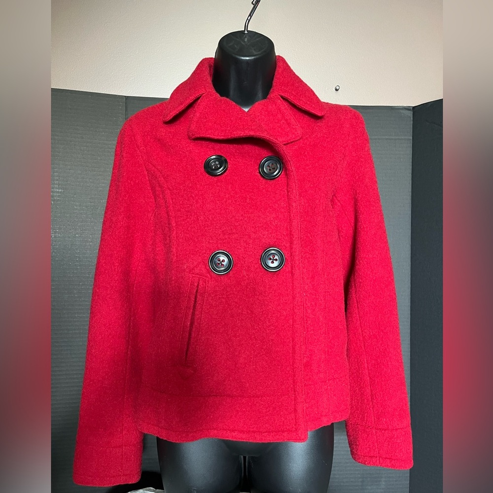 3 for $30 GAP Red Double-Breasted Women's Jacket - Picture 1 of 11